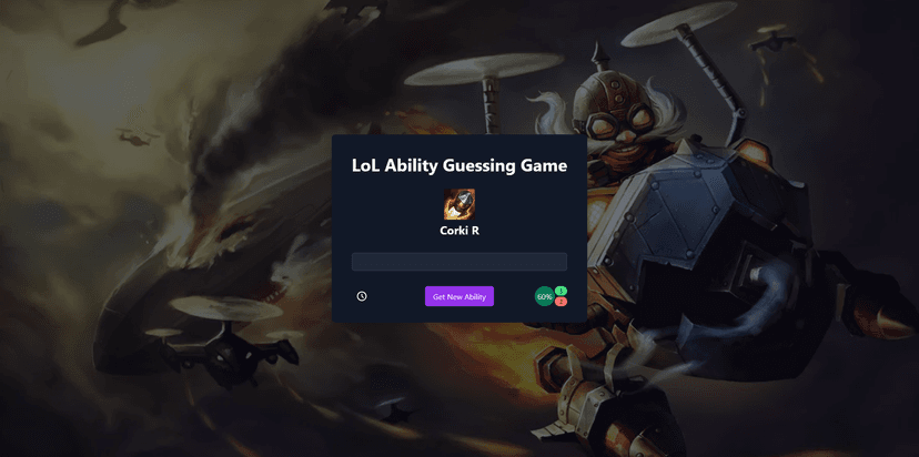 LoL Ability Guessing Game preview image